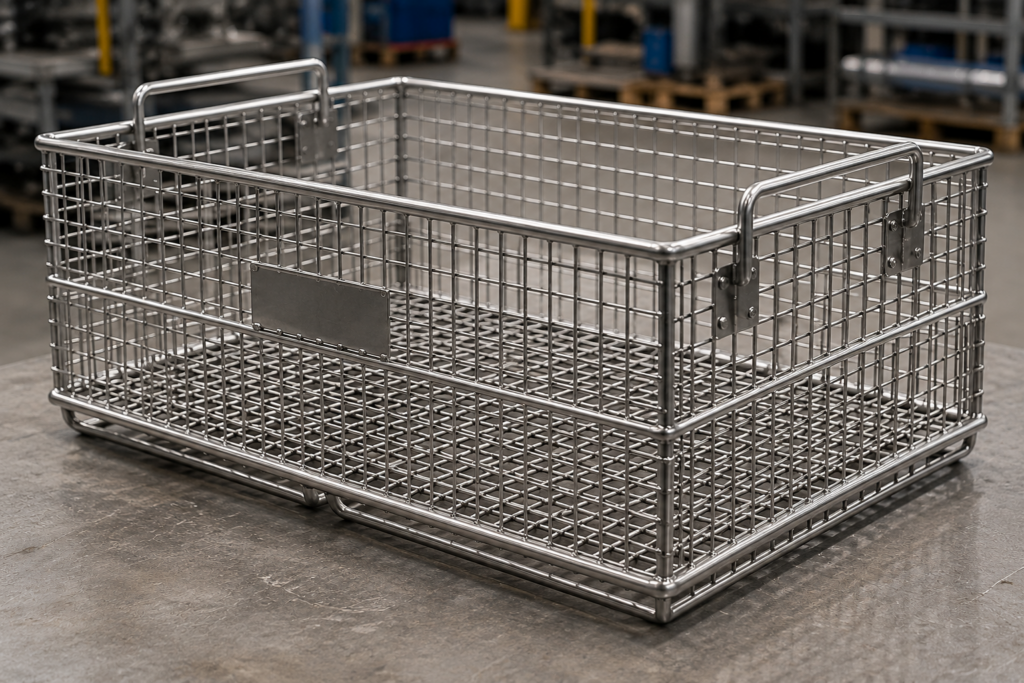 custom metal wire basket