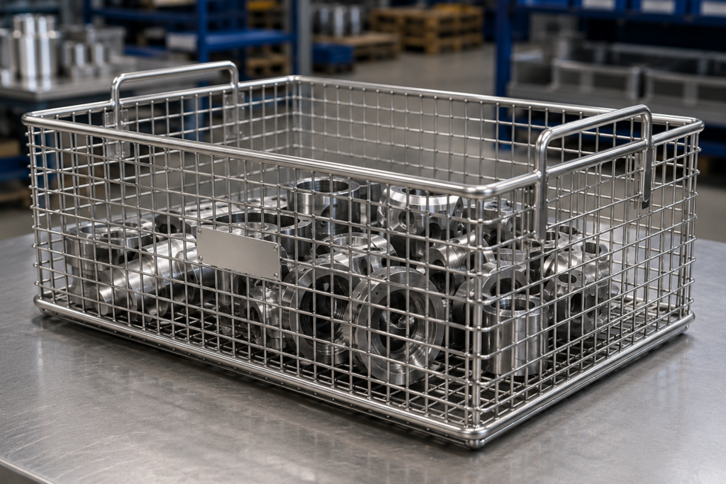 custom stainless steel wire basket