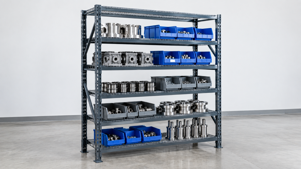 carbon steel shelving